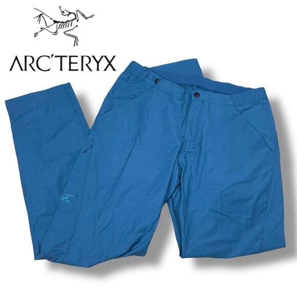 New Arc’teryx Konseal Pant Women’s Sz 10 Serene Green Outdoor Hiking Zip Pockets - Picture 1 of 15